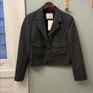 NWT Aritzia Wilfred Gray Blazer Jacket Business casual work
